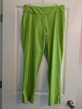 Peck & Peck ladies lime green pants